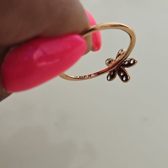 Pandora Daisy Rose Gold Ring Size 7 - Picture 4 of 16